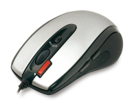 A4Tech X6-70D Glaser srebrno-czarna USB - 23850 - zdjęcie 1